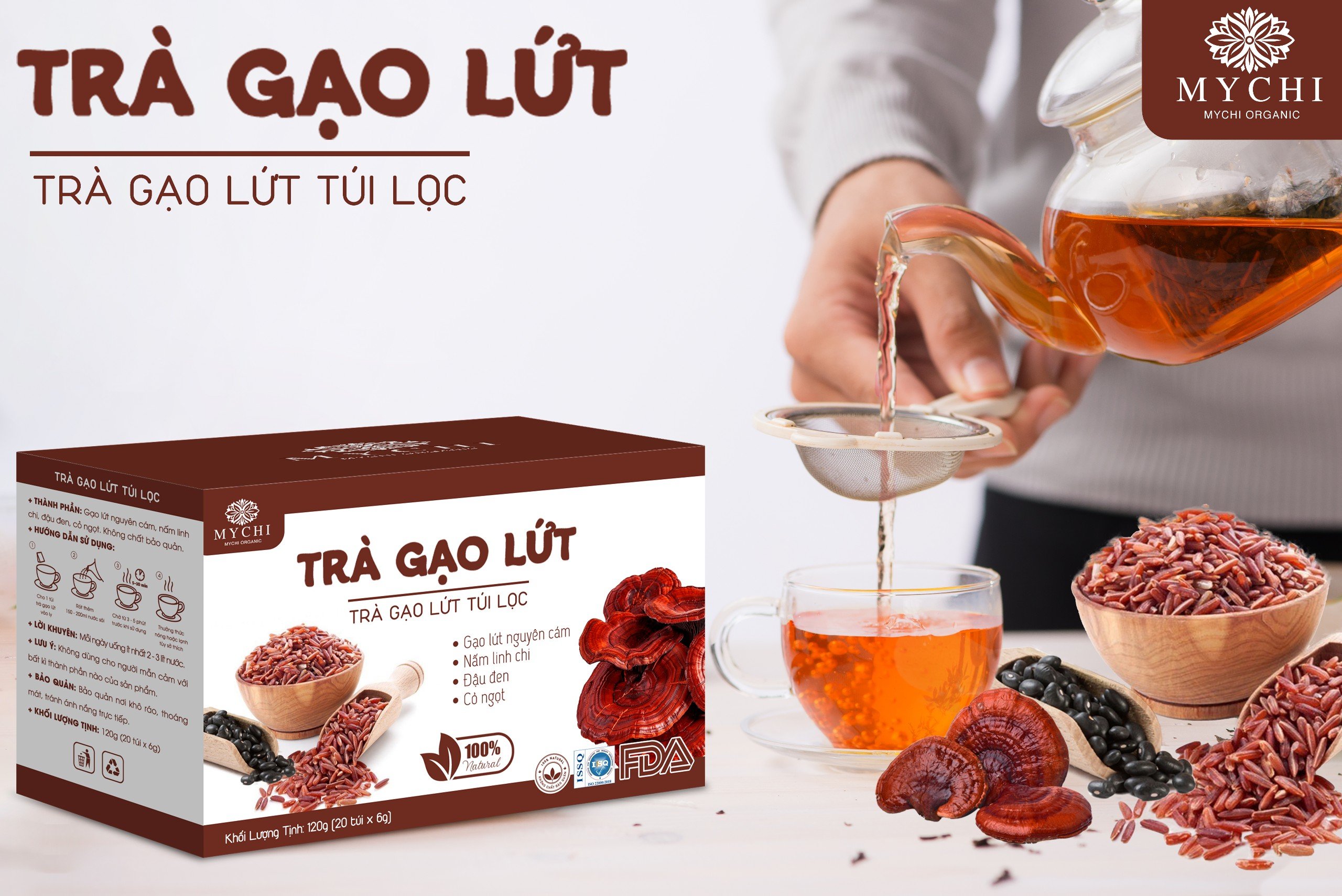 TRÀ GẠO LỨT (Chính Hãng)