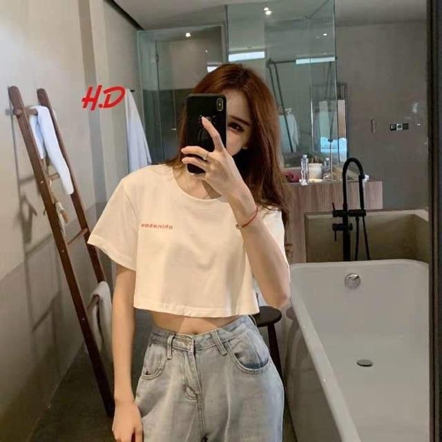Áo croptop China ton in ngực HDA0719