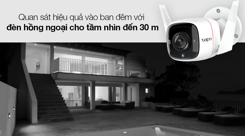 Camera Ngoài Trời IP Wifi TP-Link Tapo C310
