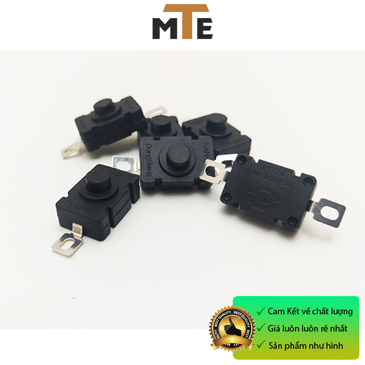 Công tắc đèn pin 2P KAN-28 dạng ấn ON OFF
