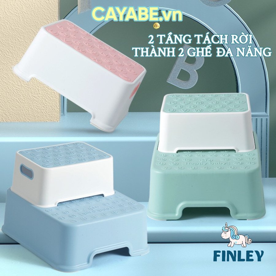 Ghế bậc thang kê chân đi vệ sinh, đánh răng