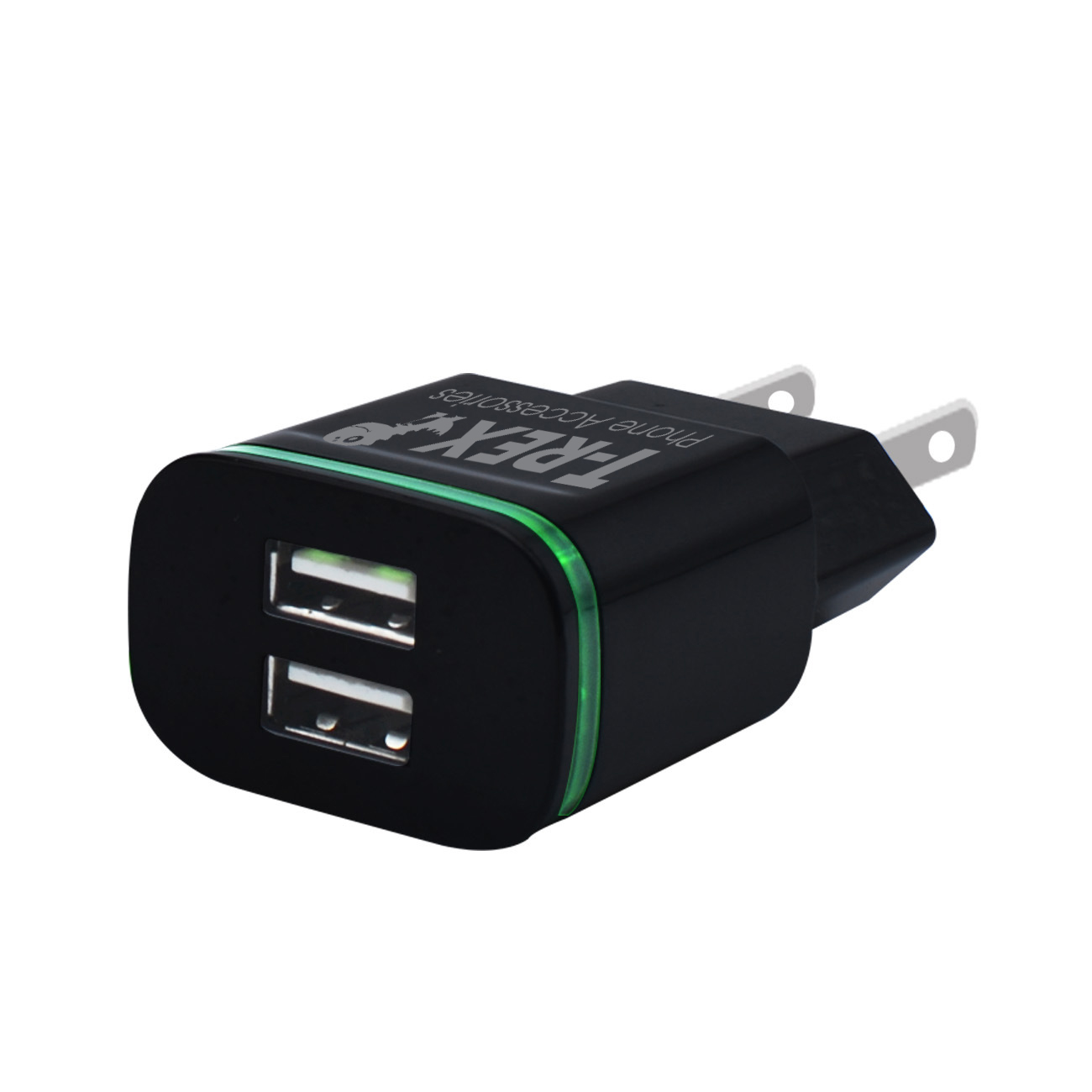 Củ Sạc Điện Thoại Đèn LED (2Đầu USB) Dùng Cho Thiết Bị Samsung/ Iphone/ Android