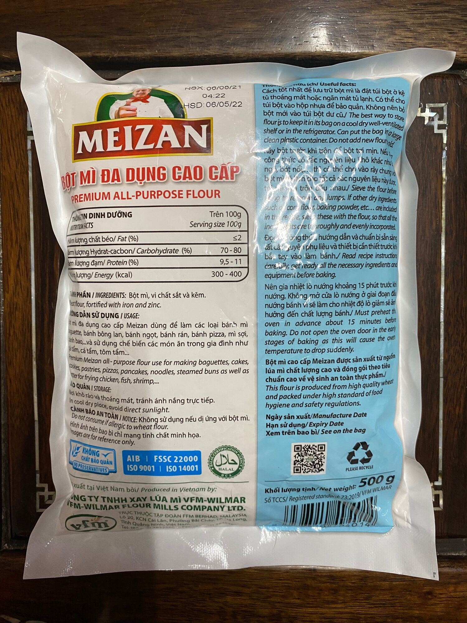 Bột Mỳ Meizan (500g)