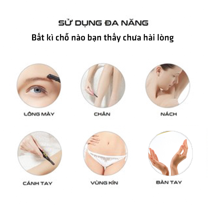 MÁY/DAO CẠO CẮT TỈA CHÂN MÀY MINI