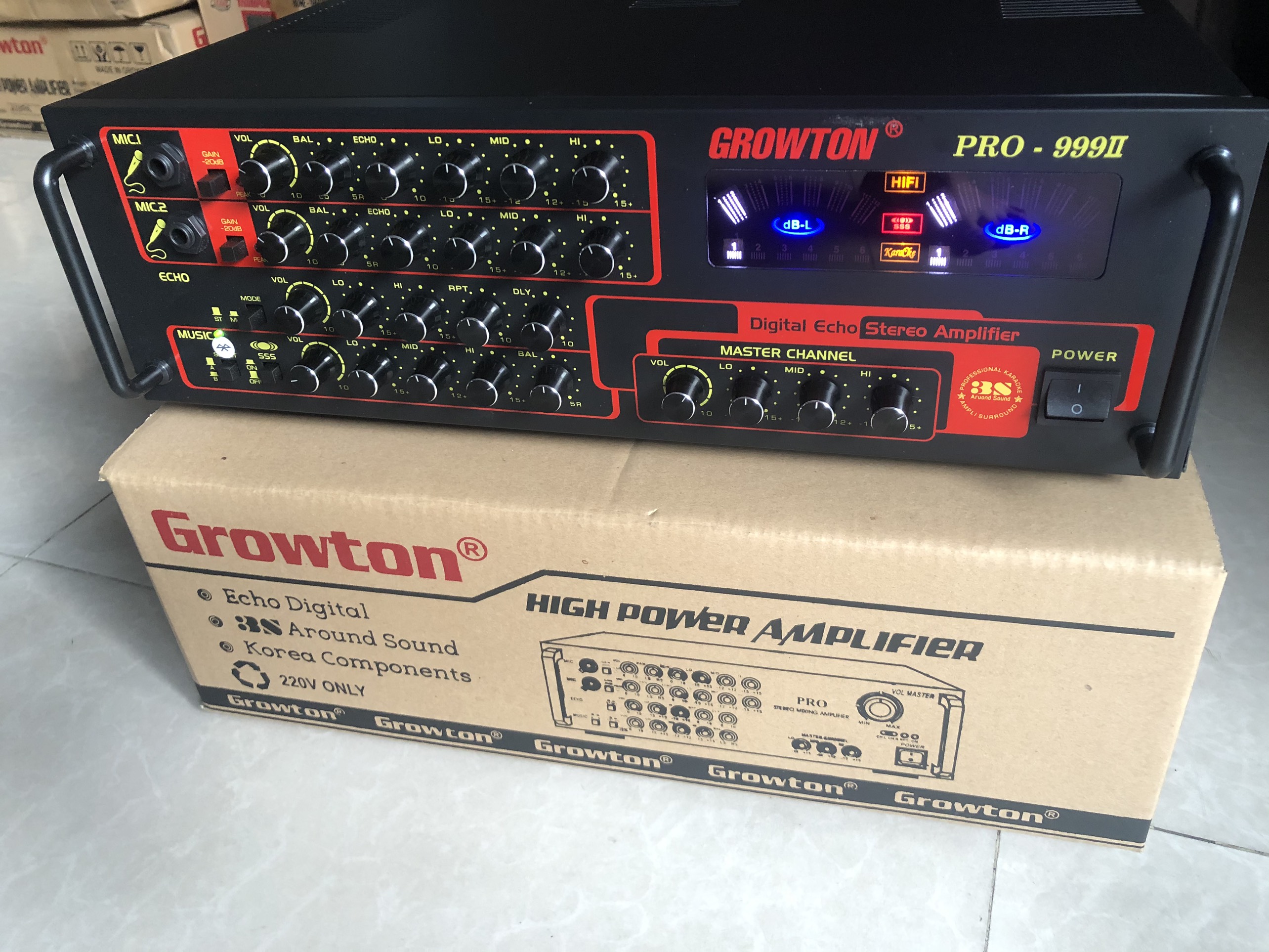 Amply Growton Pro-999II 12 sò - Bluetooth