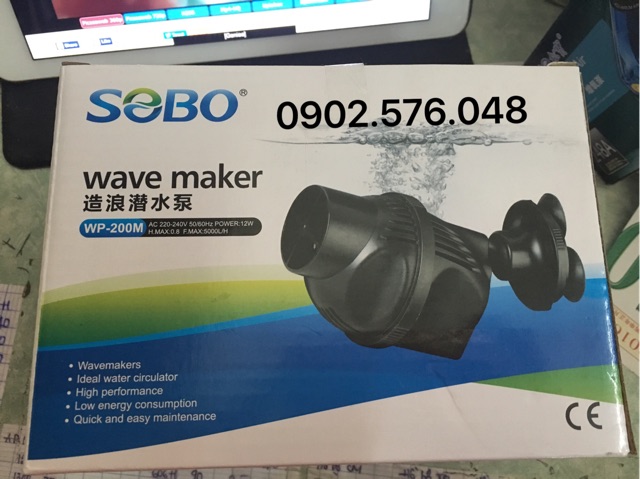 [HCM]Máy tạo luồng hồ cá Sobo