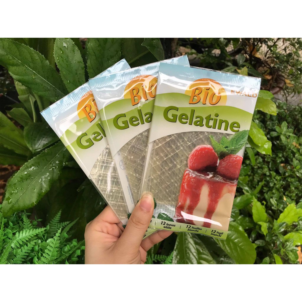 Gelatine Hữu Cơ Dạng Lá 20g