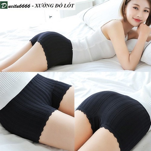 Quần mặc trong váy chất gân tăm mềm mát