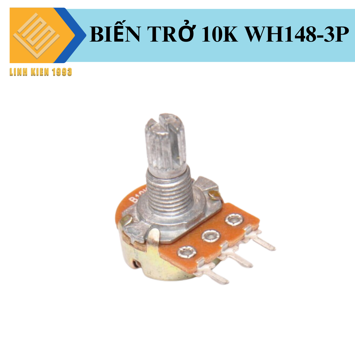 [ 2 CON ] Biến trở vặn volum WH148 10k 3 chân chiết áp