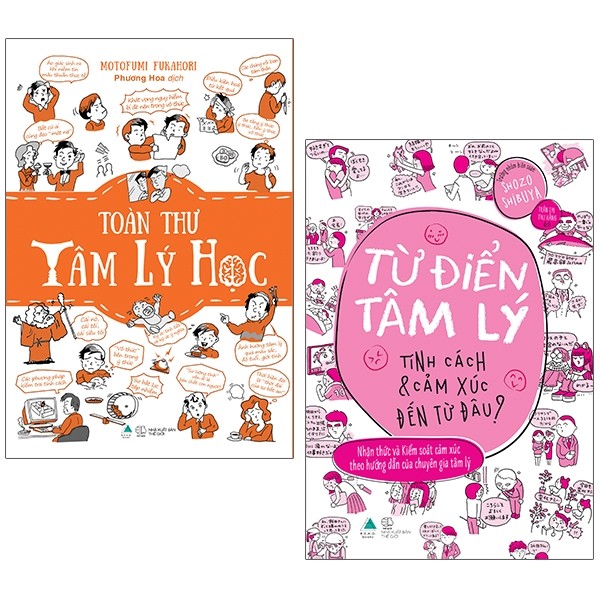 Sách - Trọn bộ 2 cuốn sách Tâm Lý Học Nhập Môn: Toàn Thư Tâm Lý Học và Từ Điển Tâm Lý