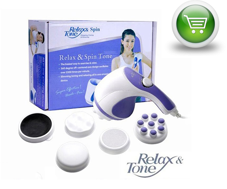 Máy Massage cầm tay đánh tan mỡ bụng Relax Spin Tone