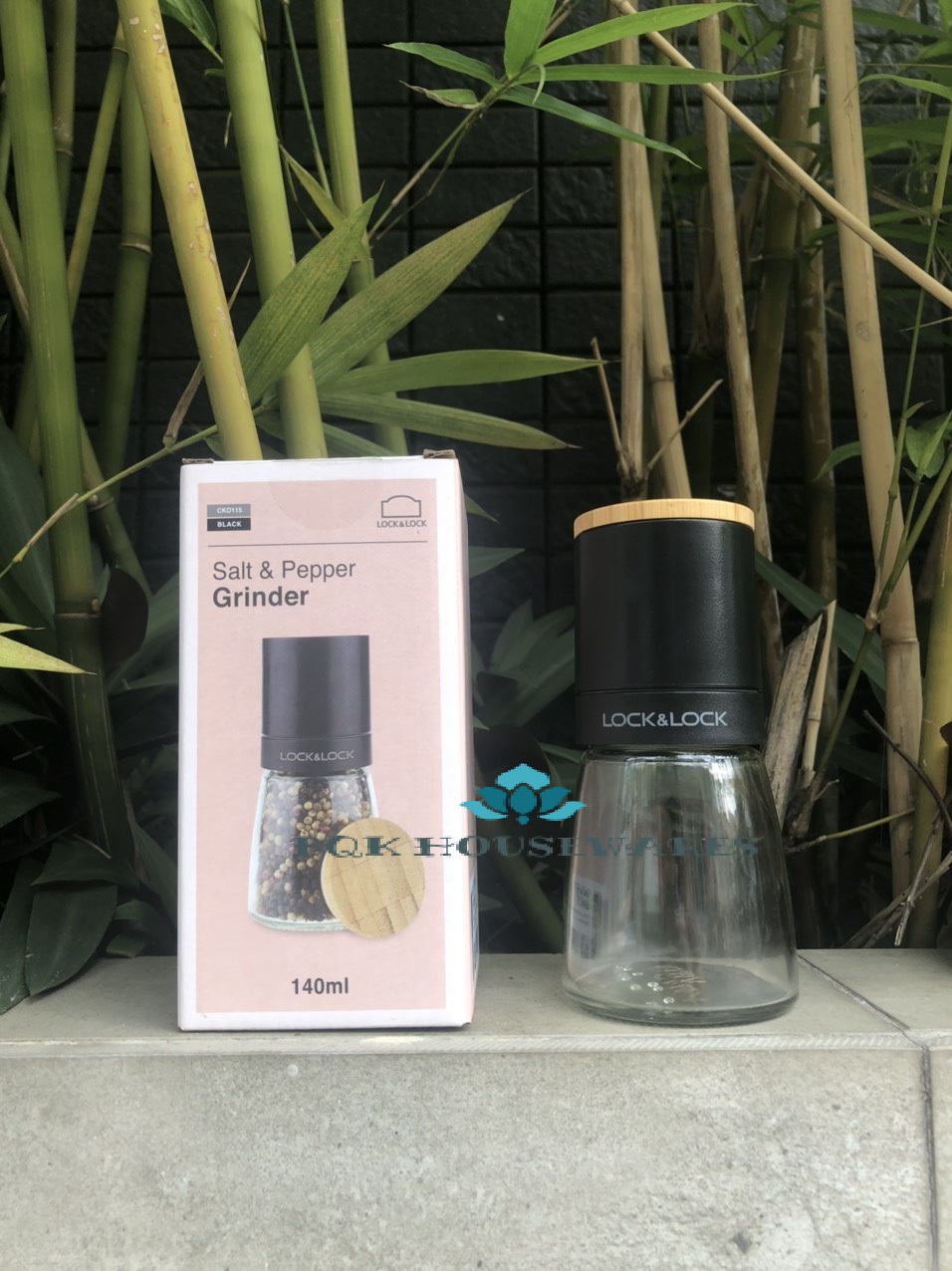 [HCM][ Lock&Lock ] Hũ Xay Tiêu Thủy Tinh Lock&Lock 140ml Cko115