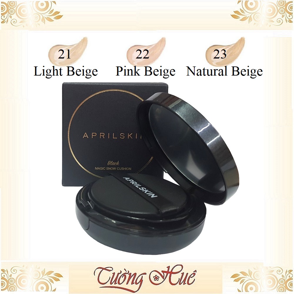 Phấn AprilSkin Black Magic SNow Cushion #21 Light Beige