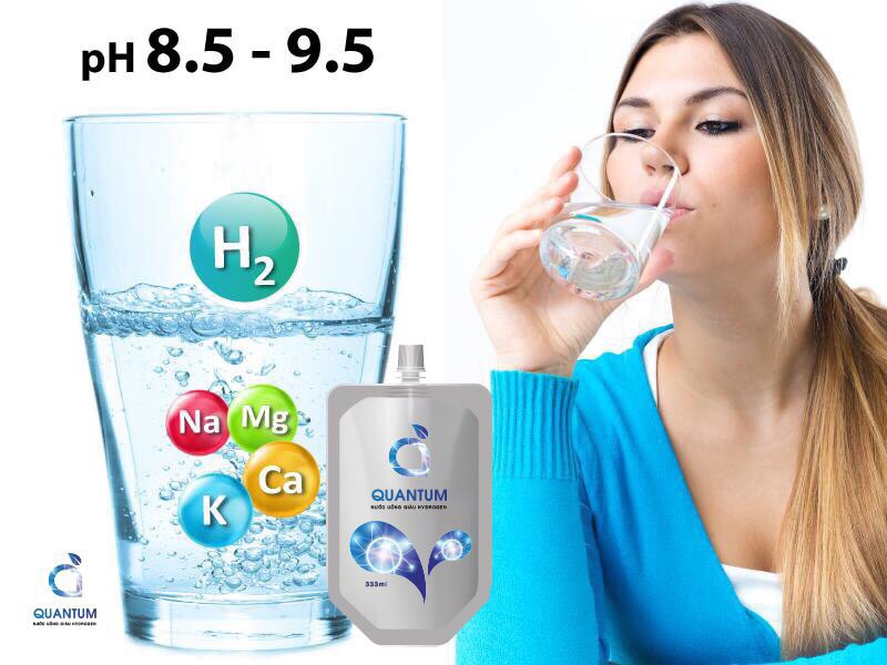 Nước uống ion Kiềm Quan tum 4 thùng