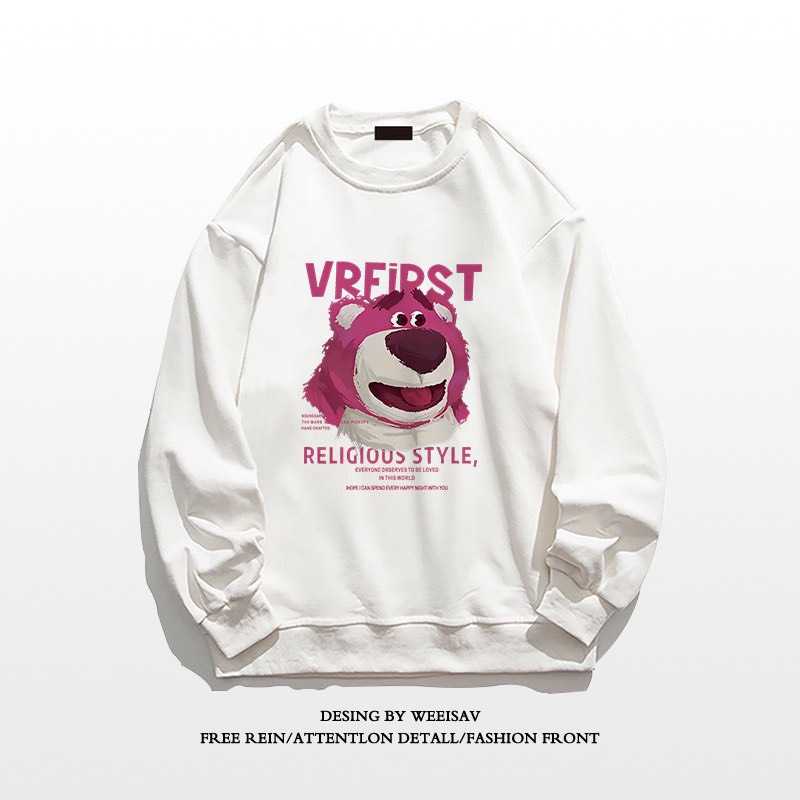ÁO SWEATER NỮ IN HÌNH GẤU VRFIRST