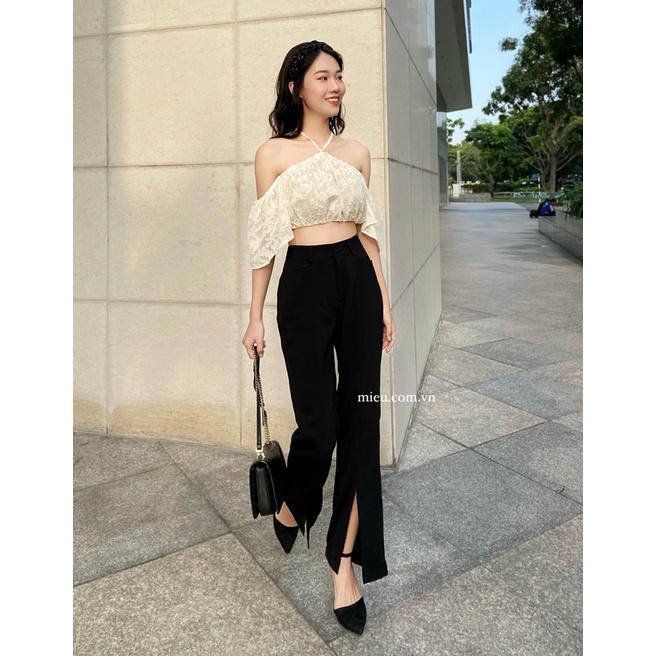 MIỀU_ QUẦN ỐNG LOE XẺ TÀ RIAN LONG PANT