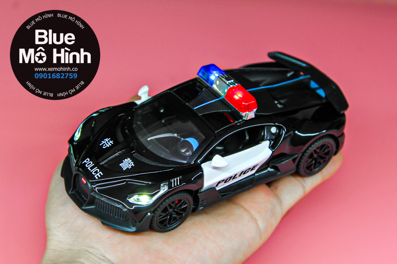 Mô hình xe Bugatti Divo Police MT 1:32 Cảnh sát