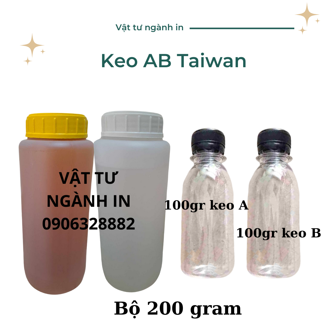 Keo ab taiwan dán loa, gỗ, ván ép, nhựa...