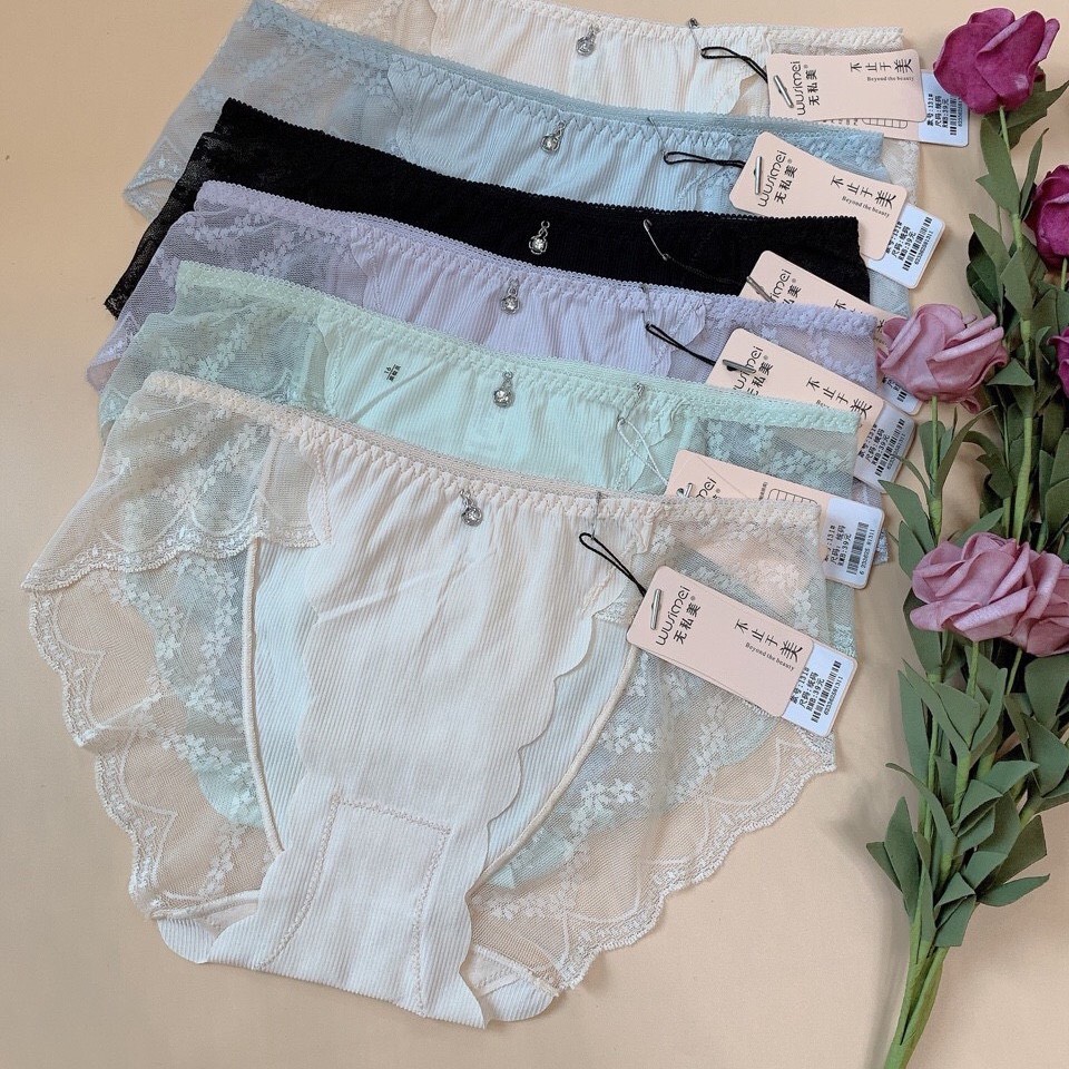 COMBO 5 QUẦN LÓT SU TĂM PHỐI REN - N22