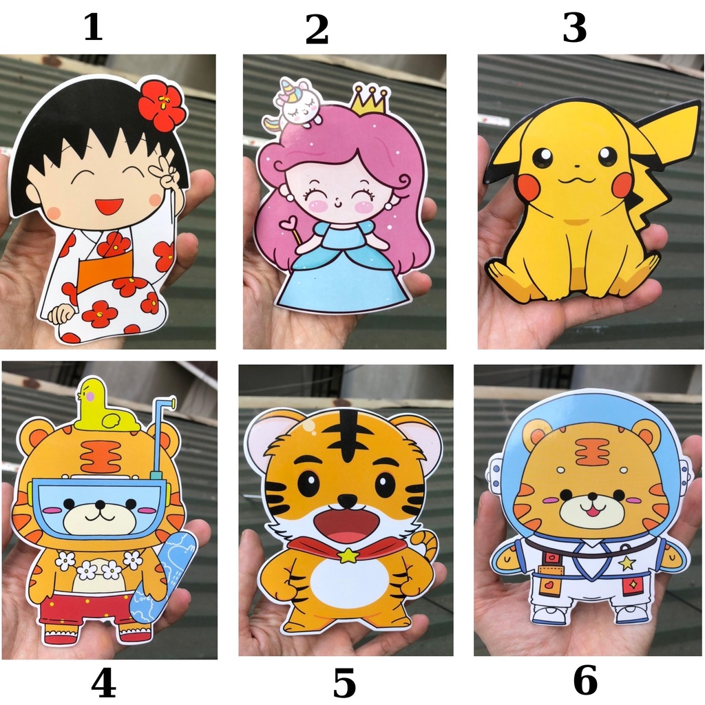 10 cái bao lì xì chibi đủ hình