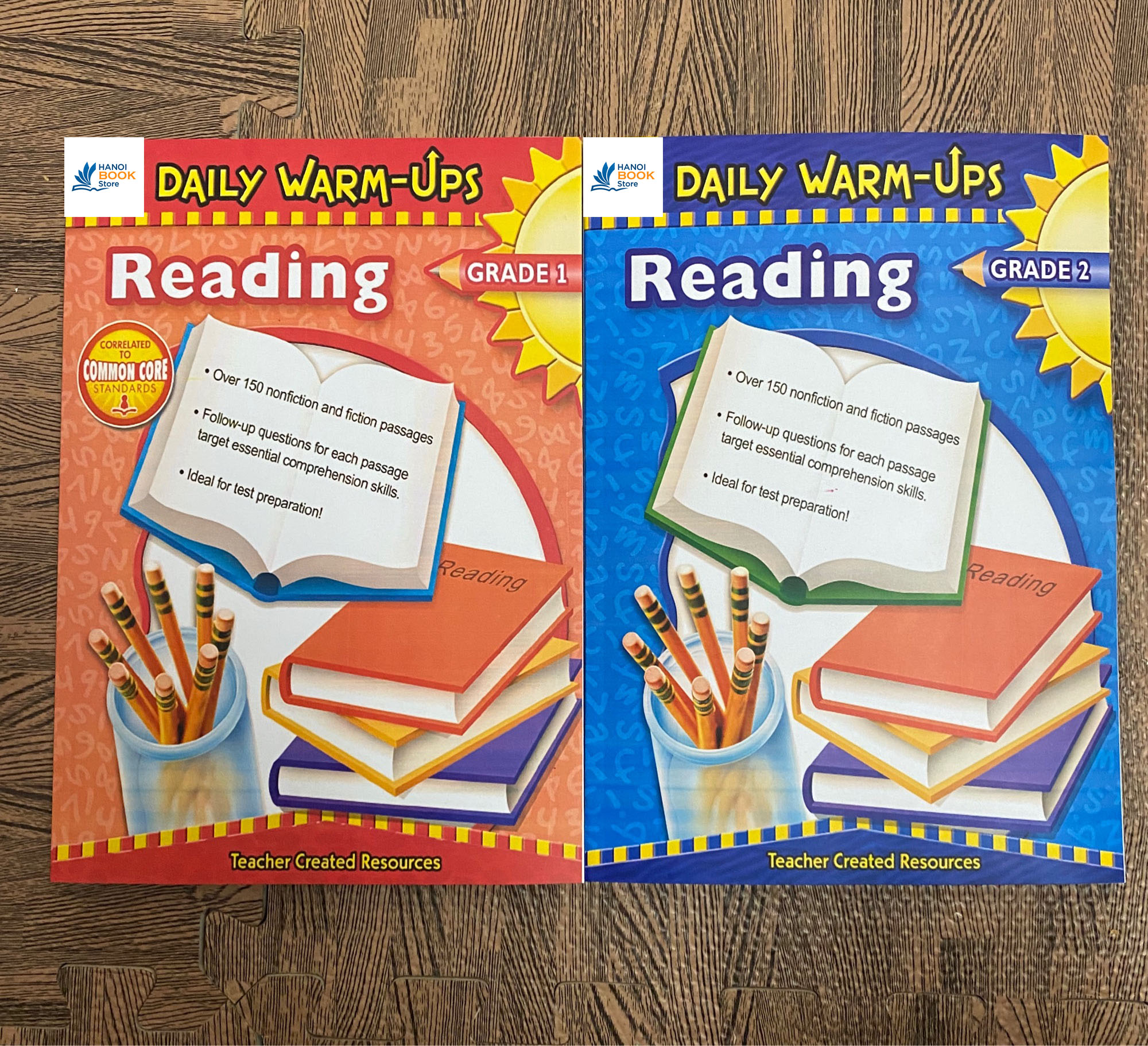 sách Daily Warm-Ups: Reading , Grade 1-8 (Sách Đen Trắng)