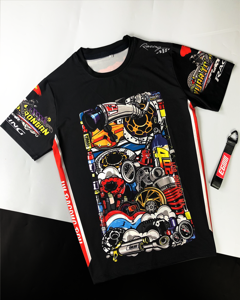 Áo Thun Xe Đua Racing Boy Việt Nam Chibi 3D
