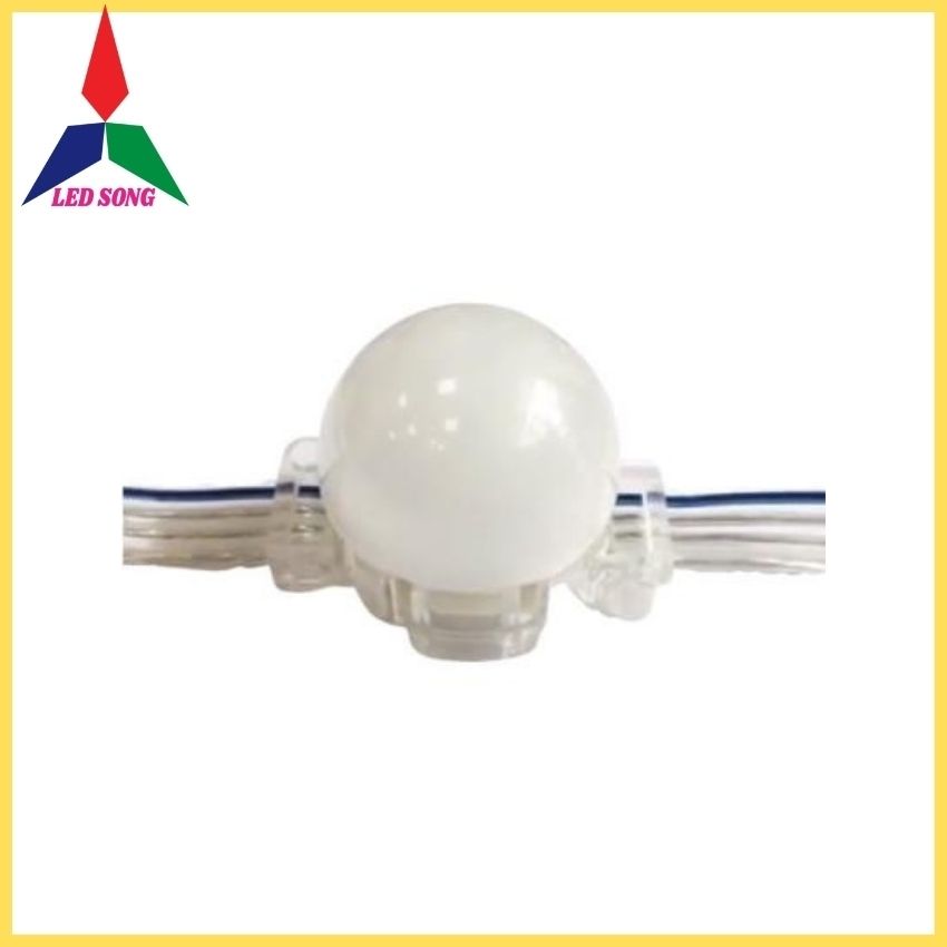 Led Bát Full Màu Phi 30mm Tự Nháy Dây 30 Bóng
