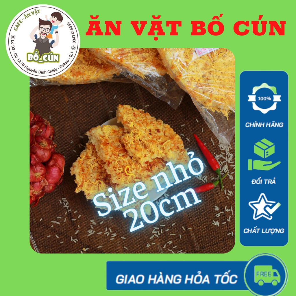 [Mã 11FMCGSALE giảm 8% đơn 500K] Cơm cháy nước mắm chà bông loại ngon (size nhỏ 180gram)