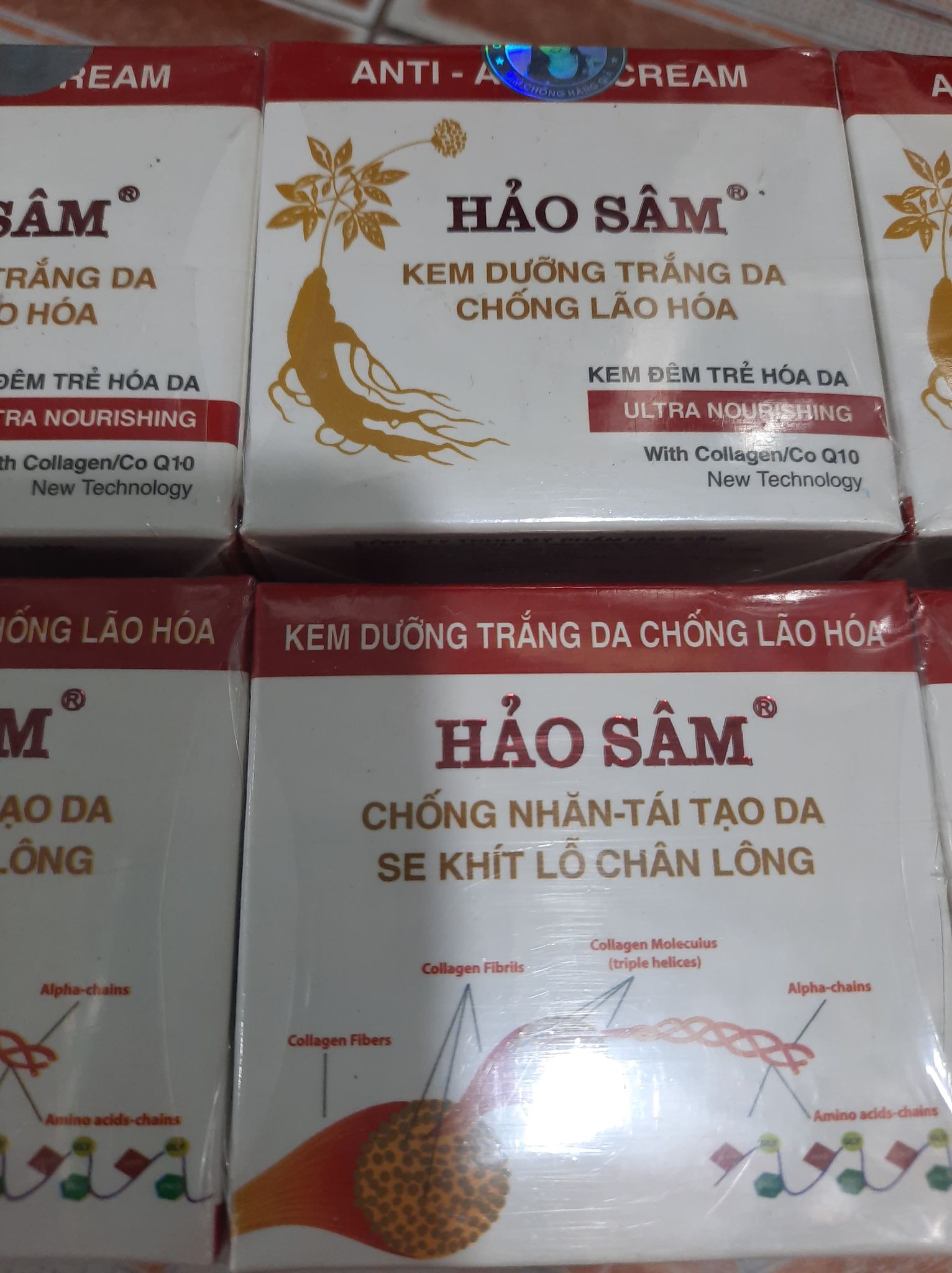 kem hảo sâm chống lão hóa