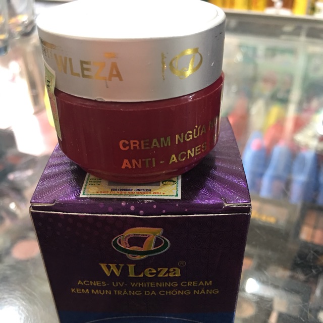 kem wleza mụn thâm trắng da 15g