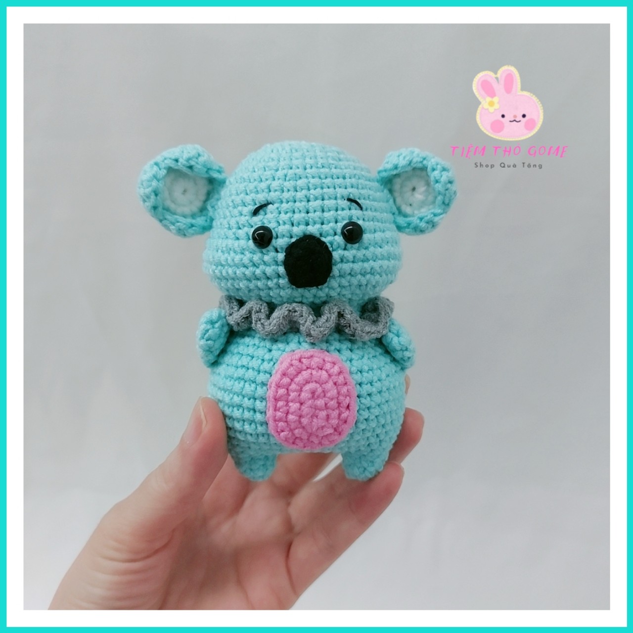Thú len nhồi bông handmade - Gấu túi (Koala) len handmade