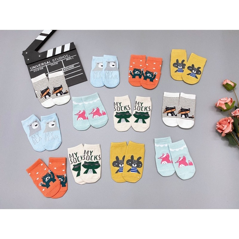 Tất Pony Kid Cổ Cao Chống Trượt