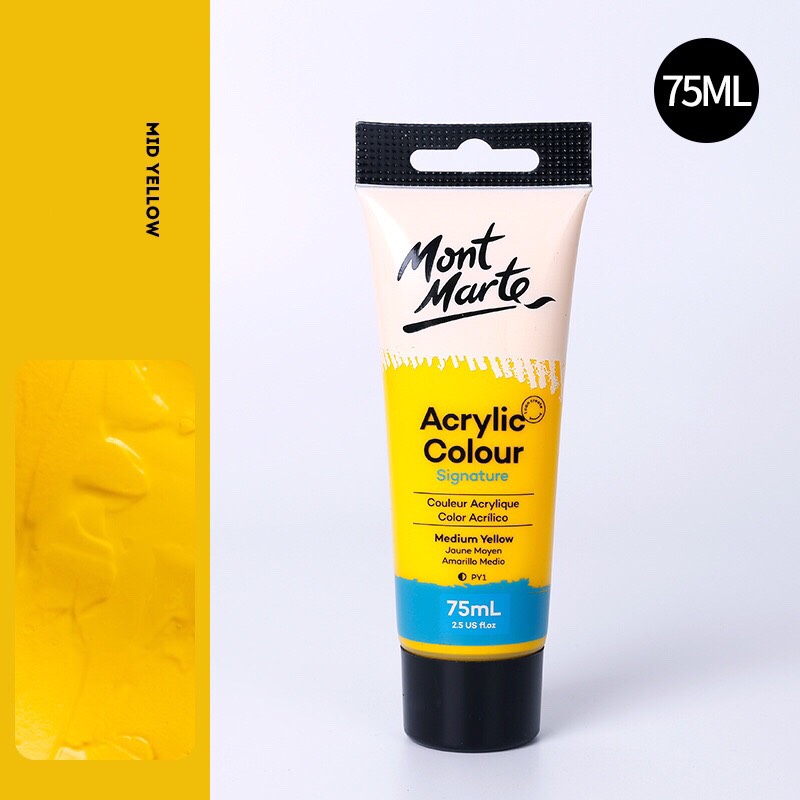 Màu Acrylic MONT MARTE Tuýp 75ml Bán lẻ