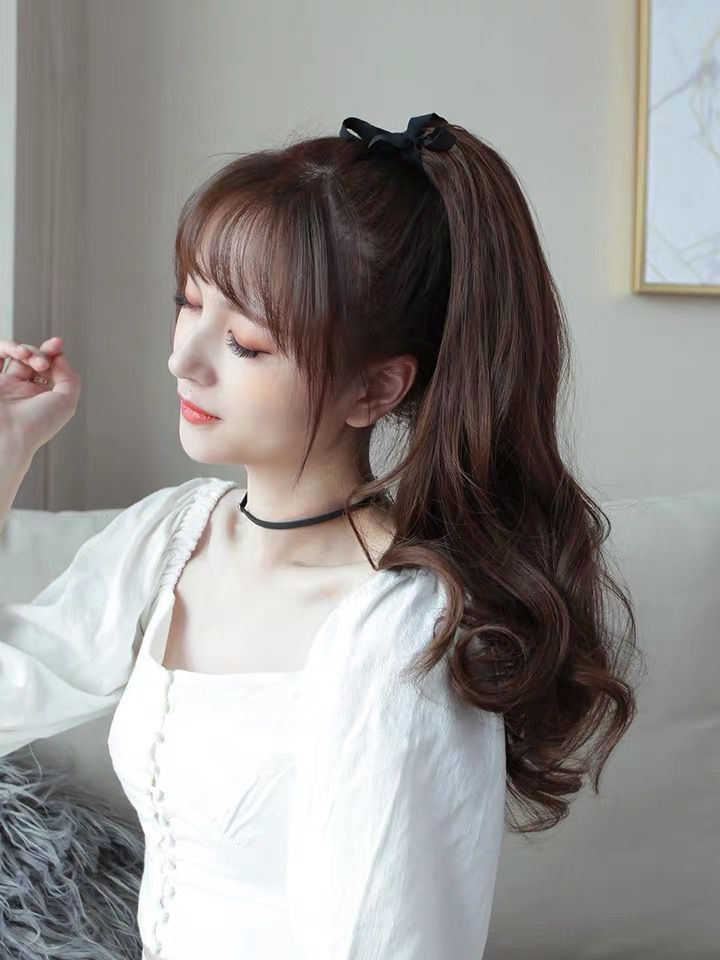 TÓC GIẢ CỘT XOĂN DÀI RẤT ĐẸP