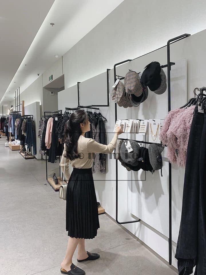 (ẢNH THẬT) CHÂN VÁY XẾP LY DÁNG DÀI, MINHQUANG 2017