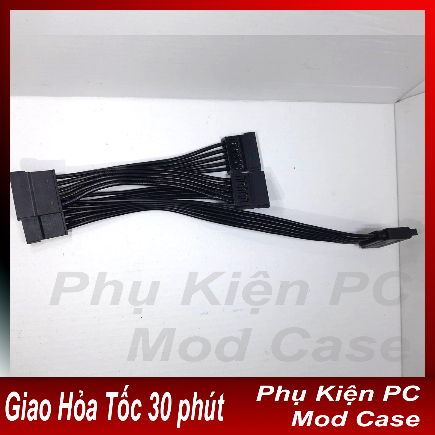 Cáp chia nguồn Sata 1 ra nhiều đầu sata (dây bấm chuẩn 18AWG)