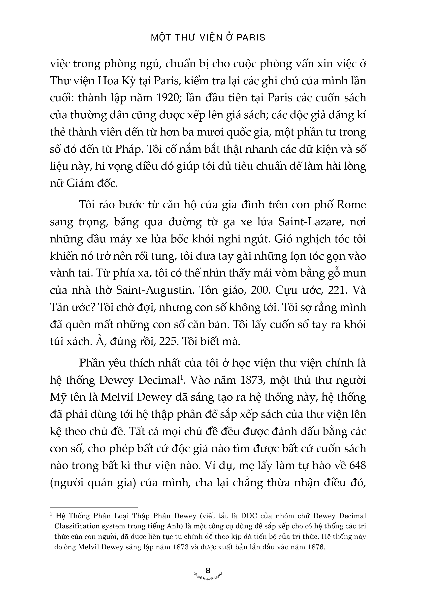 Tân Việt - Sách - Một Thư Viện Ở Paris