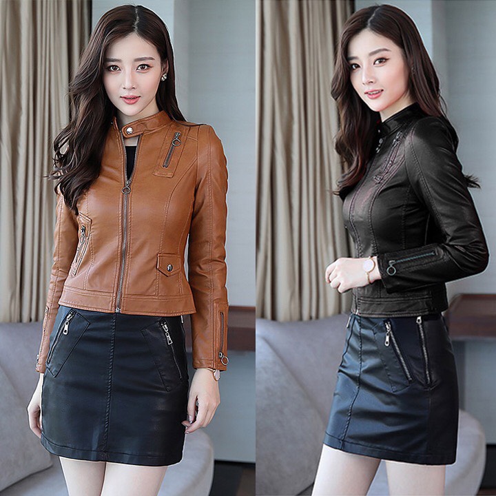 Áo Khoác Da Nữ Cao Cấp