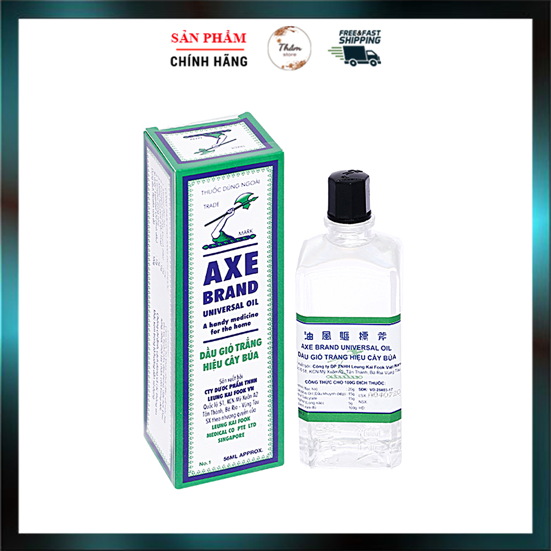 Dầu gió trắng hiệu cây búa chai 56ml (AXE BRAND Universal Oil)