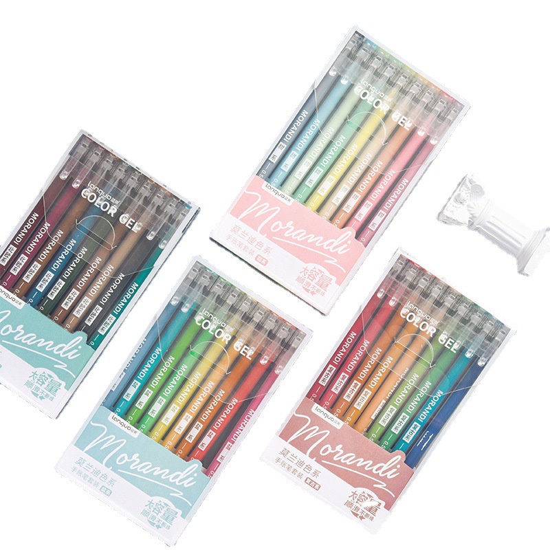 Bút Gel Màu Morandi Set 9 Màu Cao Cấp