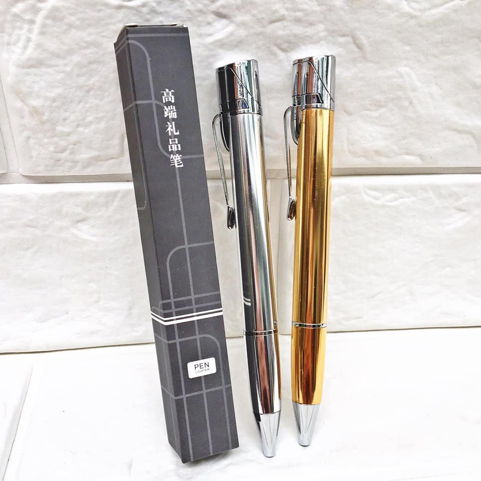 BẬT LỬA KHÈ CÂY VIẾT 2IN1 (KIM LOẠI - VIẾT CHỮ ĐƯỢC) - (XÀI GAS)