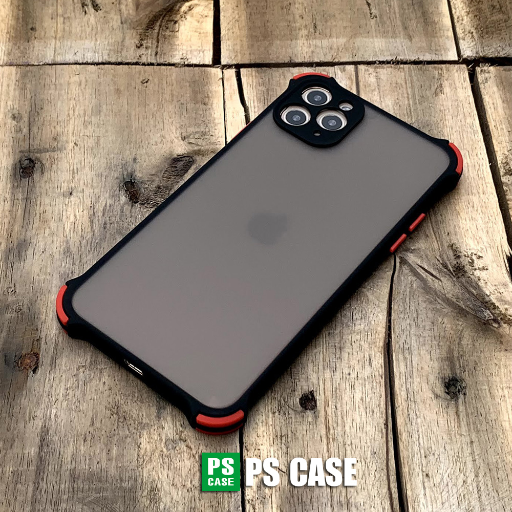 Ốp lưng chống sốc toàn phần dành cho iPhone 11 Pro Max - Màu Đen - PS Case Phân Phối