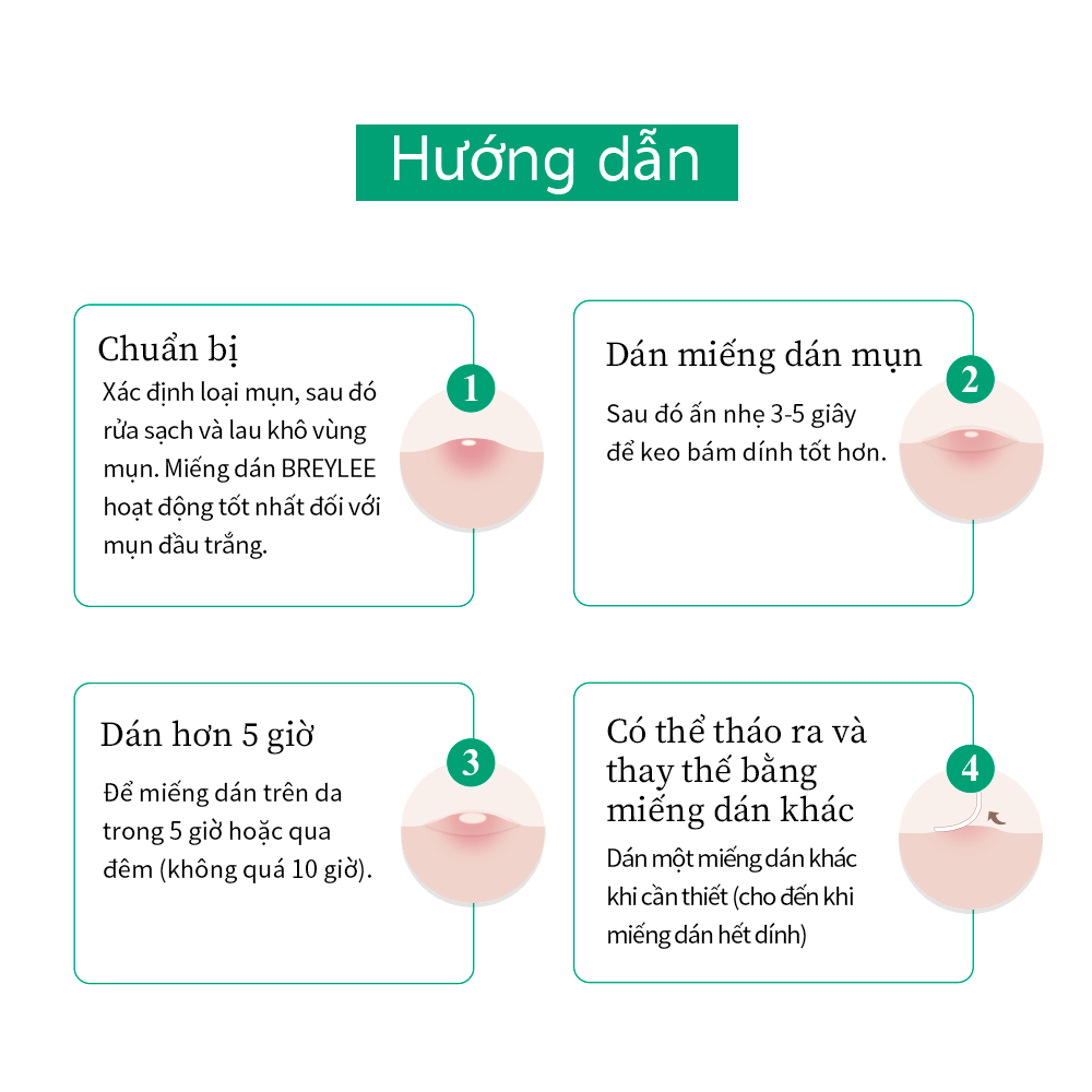 BREYLEE Acne Patch 22 Dots (Night Use ) BREYLEE Miếng dán mụn 22 chấm (Sử dụng ban đêm)