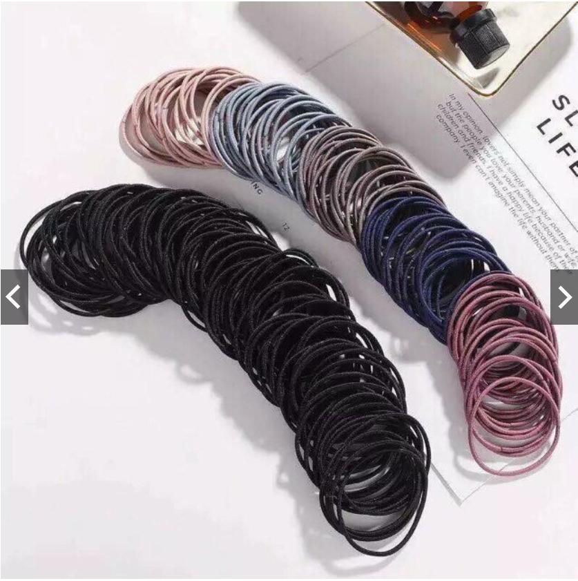 Sét 100 dây buộc tóc cho mẹ và bé