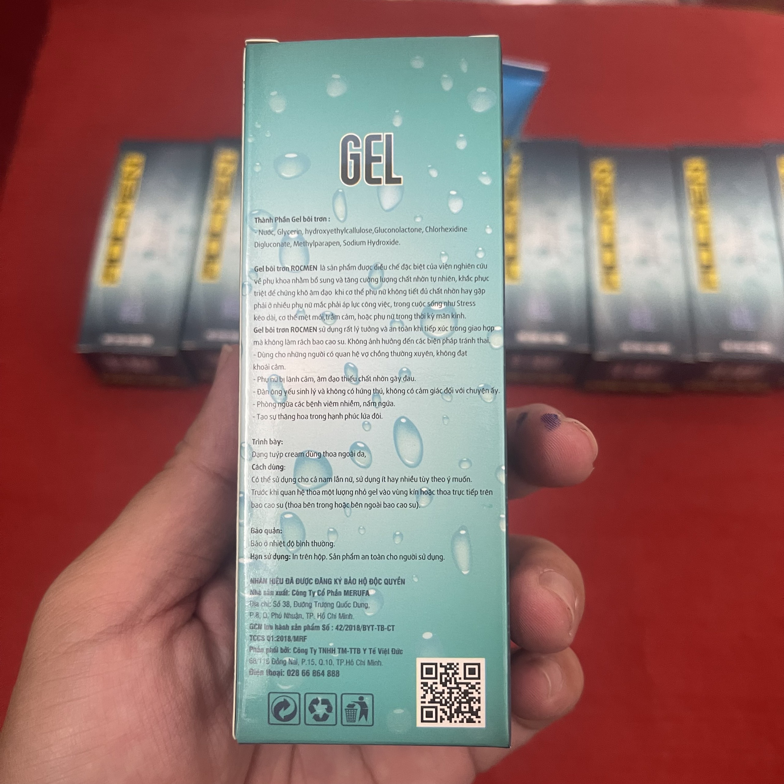 Gel Bôi Trơn + Kéo Dài RocMen 50g
