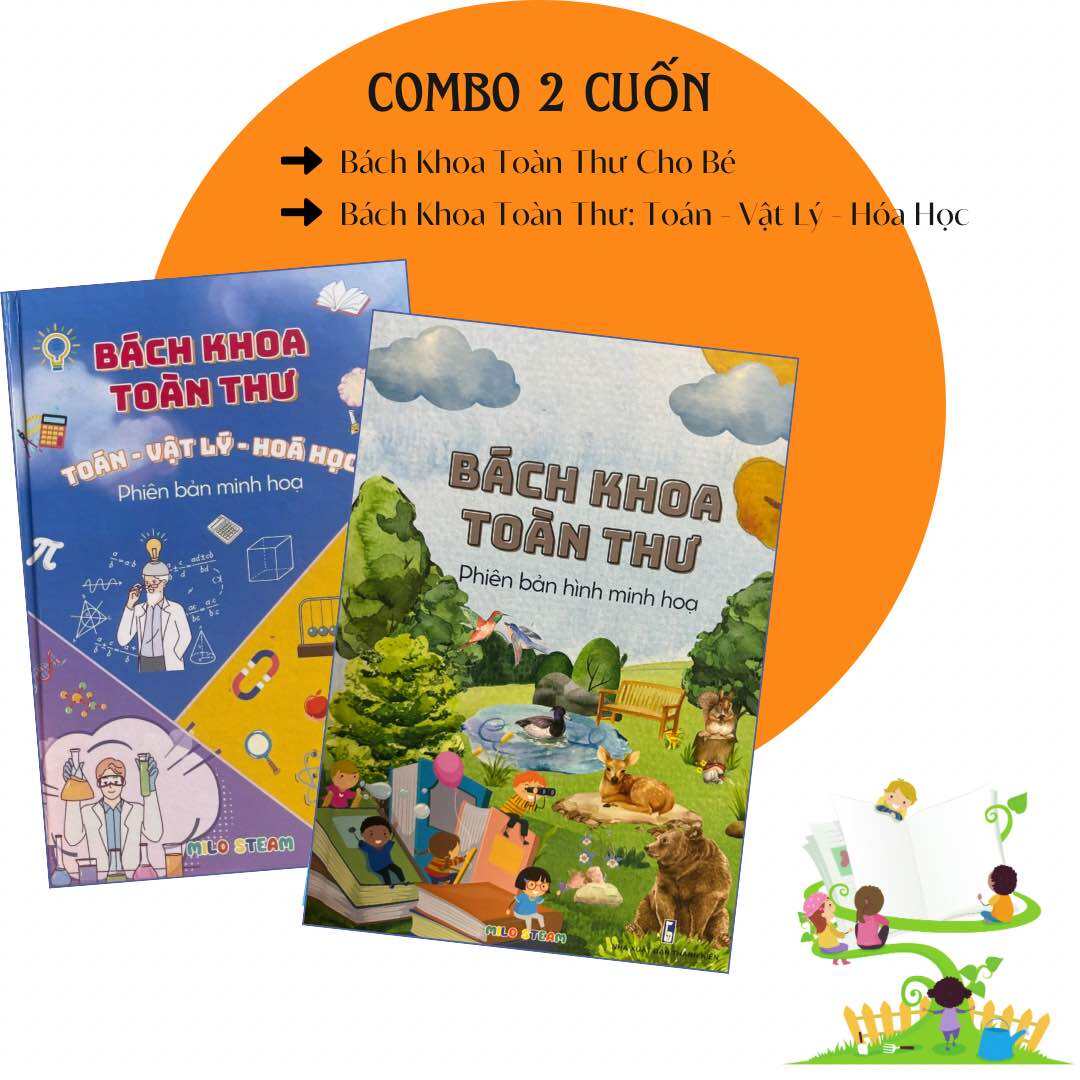 bách khoa toán lý hóa  (bìa cứng) in màu