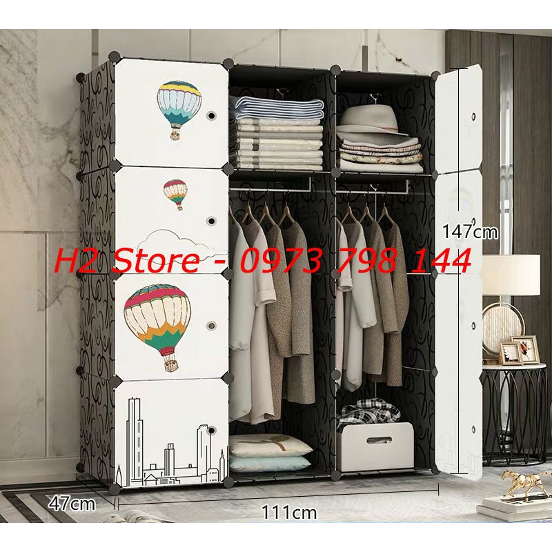 Mua [MẪU MỚI] Tủ Nhựa Lắp Ghép Đa Năng Cửa Trong 8 Ô Để Đồ Dùng Cá Nhân, Để  Quần Áo - Bảo hành 1 năm - Trắng - 37x37cm tại SIÊU