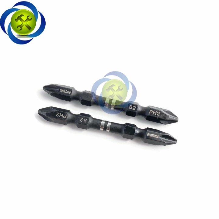 [HCM]Mũi bắn vít SURETORQ 0673-0302TS 2 đầu bake  PH2x65mm