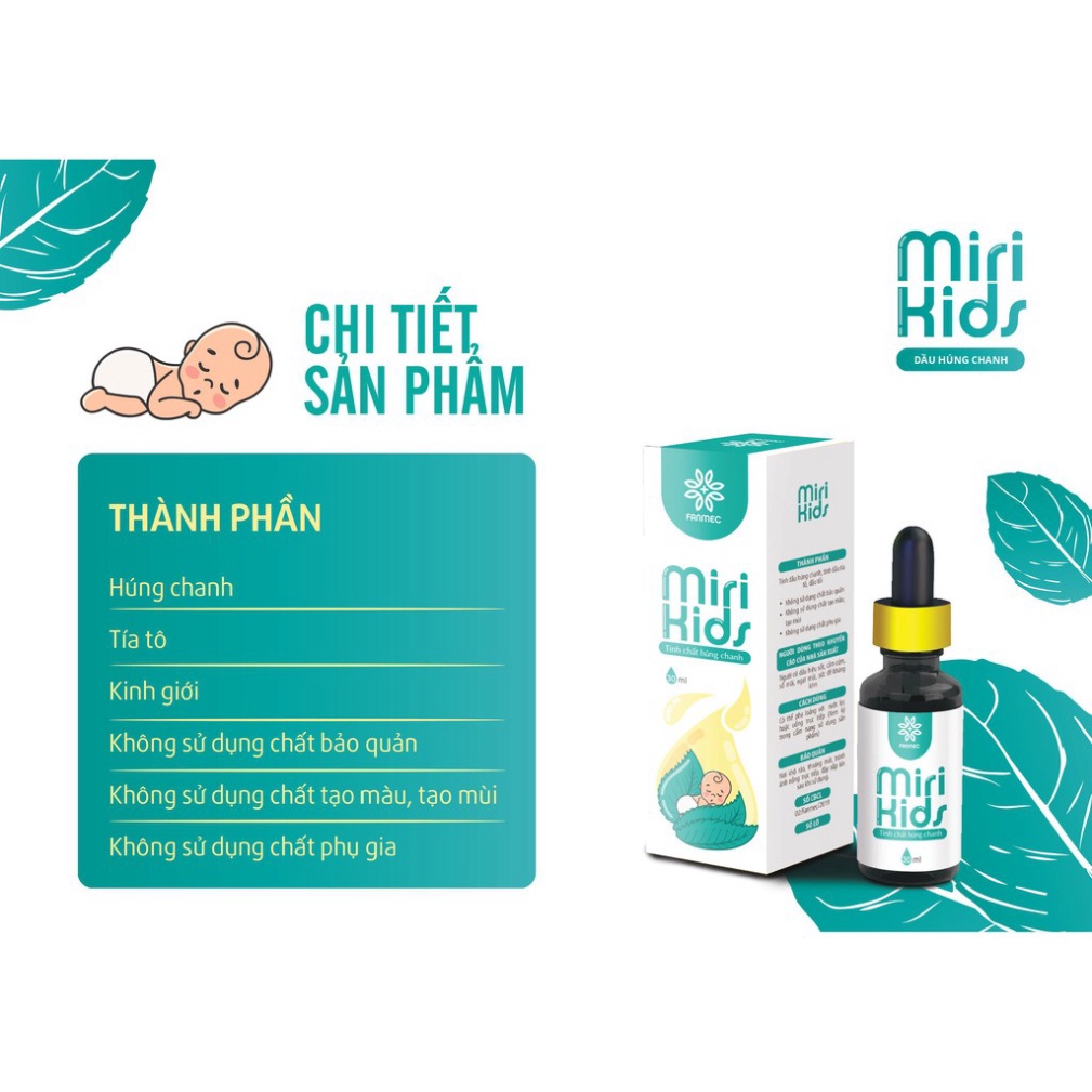 Tinh dầu Húng Chanh Kẽm 30Ml-Faneco