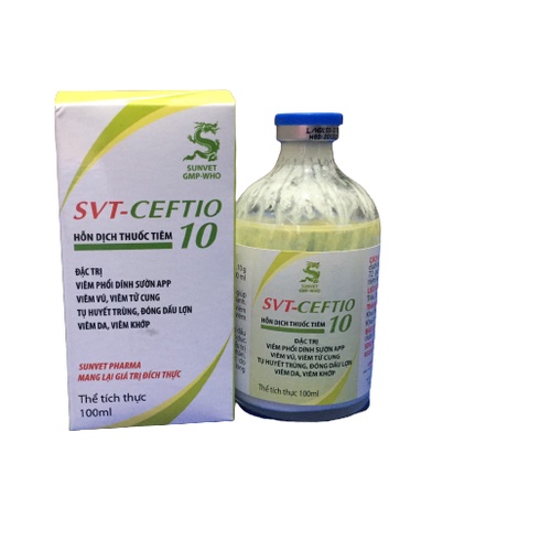 SVT - CEFTIO 10 20ml Dùng cho vật nuôi